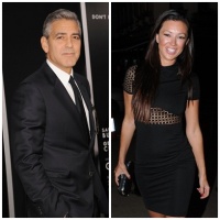 Джордж Клуни заби моделка